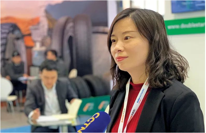 雙星輪胎副總經理兼柬埔寨公司法人鄧玲