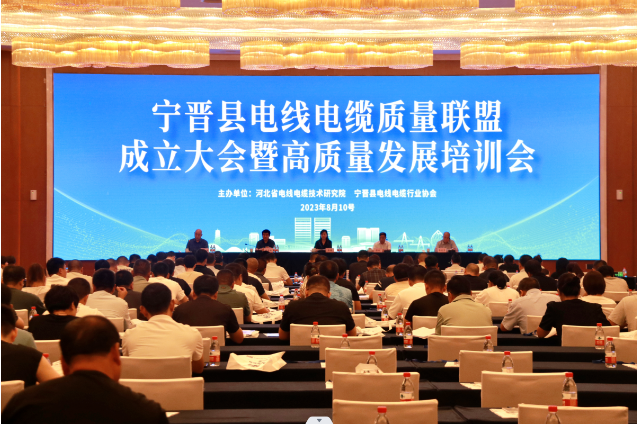 寧晉縣電線電纜質(zhì)量聯(lián)盟成立大會暨高質(zhì)量發(fā)展培訓(xùn)會召開