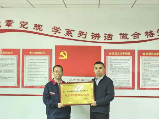 根據(jù)四川省統(tǒng)計(jì)局的委托，東部新區(qū)戰(zhàn)略研究局彭迪副局長(zhǎng)領(lǐng)導(dǎo)的代表團(tuán)于2023年10月26日前往海大集團(tuán)，向旗下子公司四川輪胎橡膠(集團(tuán))股份有限公司頒發(fā)了“四川省統(tǒng)計(jì)誠(chéng)信示范企業(yè)”榮譽(yù)牌匾。